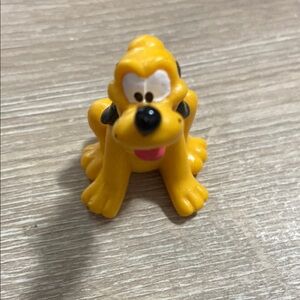 Vintage Disney Pluto PVC Figure Cake Topper